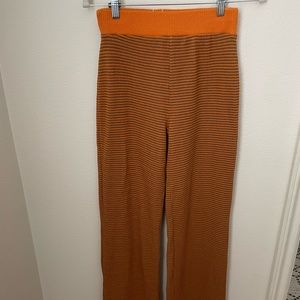 Zara knit orange pants